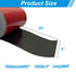 Adhesive Rubber Strips - 4" Wide x 1/16" Thick x 20' Long Neoprene Rubber Sheets with Adhesive Backing for DIY Gaskets