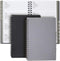 Juvale 2-Pack Spiral Password Keeper Book, Password Notebook with Alphabetical Tabs, Gray/Black (80 Lined Pages)