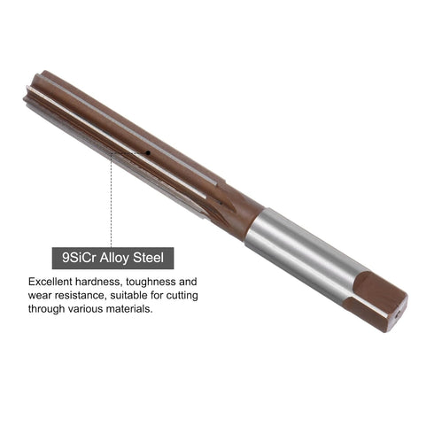 uxcell Hand Reamer 18mm H7 - Metric Reamer Drill Bit for Metal, Wood Hole Reaming, Straight Flutes Cutting Tool