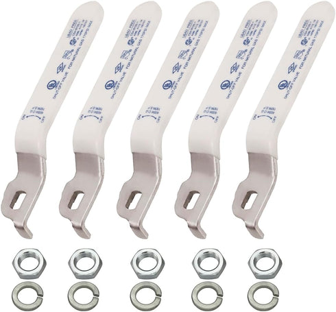 MIDLINE VALVE Replacement Lever Handle for MIDLINE VALVE 610 Series, Stainless Steel Ball Valve, 5 Pack