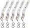 MIDLINE VALVE Replacement Lever Handle for MIDLINE VALVE 610 Series, Stainless Steel Ball Valve, 5 Pack