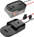Power Wheel Adapter with Fuse & Switch, Secure Battery Adapter for Ridgid AEG 18V Hyper Lithium Battery
