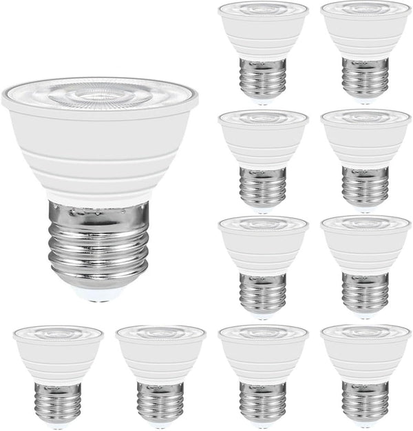 Rysa Light PAR16 LED Light Bulb Short Neck 2700K,Dimmable,5W, 500LM, LED Flood Lights (50W