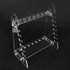 Pipette Rack, Organic Glass Trapezoid Holder, 1.5cm Hole Diameter for Experiment