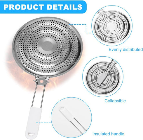Trenqular Heat Diffuser Plate Stainless Steel Gas and Electric Stove Diffuser Plate Cooktop Heat Diffusers Cooking