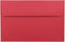 JAM PAPER A9 Colored Invitation Envelopes, 5 3/4 x 8 3/4, Red Recycled, 100 Pack