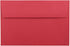 JAM PAPER A9 Colored Invitation Envelopes, 5 3/4 x 8 3/4, Red Recycled, 100 Pack
