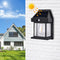 YZYOE Solar Induction Wall lamp Warm Light Wireless Dusk to Dawn Motion LED