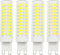 G9 LED Light Bulb, 100W Halogen Equivalent, Daylight White, 10W 6000K, 1000 Lumen, AC 110V 120V Bedroom Lamp, Pack of 4