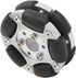 Mrisata 60mm 60mm 360 Robot Omni Directional Wheel Robot Omni Wheel Replacement Aluminium Alloy Robot Omni Wheel Robot