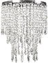 Tadpoles Faux Crystal Triple Layer Dangling Shade in Chandelier Style | 9"