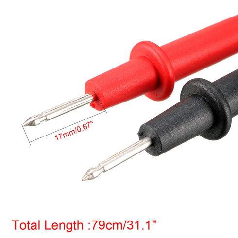 uxcell 4-in-1 Test Leads, Digital Multimeter Probes with Alligator Clips, 10A 1000V