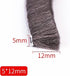 16 Ft (5m) 196 Inch Sliding sash Windows Doors Tape Pile Draught excluder Brush Seal Strip weatherstrip 5mm x 12mm (3/16 1/2 Inch, Gray)