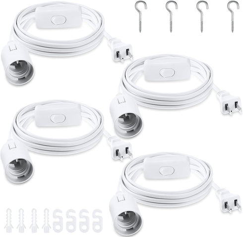 Coume 12ft Extension Hanging Lantern Cord Cable Extension Light Hanging Lantern Pendant