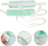 2pcs VALICLUD Limb Straps for Patient Safety Soft Wrist and Ankle Fixation Bands for Elderly Care Prevent Self-Injury