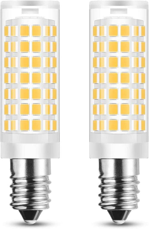 E14 Cooker Hood Bulbs 2-Pack, Daylight White 6000K, AC110V-130V, European Base, Replace Turkish Moroccan Lamp Bulb