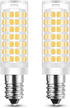E14 Cooker Hood Bulbs 2-Pack, Daylight White 6000K, AC110V-130V, European Base, Replace Turkish Moroccan Lamp Bulb