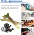 Mesee 6 in 1 Electric Drill Conversion Angle Grinder Adapter Kit, 6mm & 10mm Arbor Mandrel with Spanner