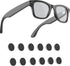 AMVR 12Pcs LED Light Bloking Stickers Compatible with Ray-Ban Meta Wayfarer/Skyler/Headliner/Oakley Meta HSTN