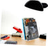 STOBOK 2pcs Transparent Bookends for Desk Organization Acrylic Book Management Stand for Books Magazines Documents
