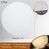 7.5" 2 1.7mm PATIKIL Diameter Lampshade Diffuser, Pcs Thick Round Diffuser Sheet for Drum Lampshades, Pendants Light