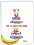 NobleWorks Jumbo Funny 50th Milestone Birthday Greeting Card 8.5 x 11 Inch with Envelope (1 Pack) Large Bday Pro Tip