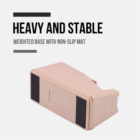 Lichamp Desktop Tape Dispenser Holder for Large 3 Inch Core, Suitable for Masking, Heat Transfer, and Kitchen Tape
