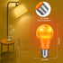 2-Pack Pink LED Light Bulbs, 9W (60W Equivalent) E26 Base for Christmas, Halloween, Holiday Lighting, Wedding Decor