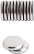 U Brands 1.25” High Energy Brushed Metal Magnets, Silver, 12-Count for Glass Dry Erase Boards (2911U00-12)