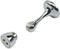 Richelieu Hardware 67CR Onward Magnetic Door Stop, 3-in (76.2 mm), Chrome
