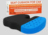 Tailbone, Seat Cushion Cooling Gel Memory Foam Pad, Non-Slip Orthopedic Coccyx Support for Office Chair, Car Seat