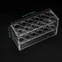 Acrylic Test Tube Holder Rack, 2x6 Wells, 12 Sockets for 10ML Test Tubes, Clear Acrylic Lab Stand