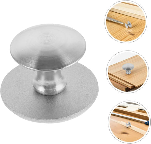 2pcs balacoo Suction Cup Shower Grab Bars Stainless Steel Adhesive Stick Handles for Glass Cabinet Drawer Doors