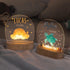 BYFDIY Custom Animal Led Night Light for Kids Personalized Name Sign for Bedroom Room Elephant Lion Fox Turtle Koala