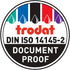 Trodat 6/53/2 668476 Swop Pads Replacement Ink Pads - Red/Blue