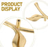 FUOYLOO Closet Cabinet Pull Handle for Doors and Dresser Drawers, Left-Side Furniture Handle for Wardrobe, Shoe