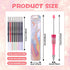 Vellibring 150 8 Pcs DIY Beadable Pen Kit Multicolor Bulk Ballpoint DIY Crafting Pens with Colors Refills & Bags