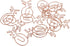 Pineapple Paper Clips, 24pcs, Metal Card File Note Clips for Office School Stationery Scrapbooking Bookmarks