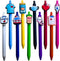 YJ PREMIUMS 10-Pack Cute Nursing Pens with Heart, Syringe Designs in Black Ink for Nurses