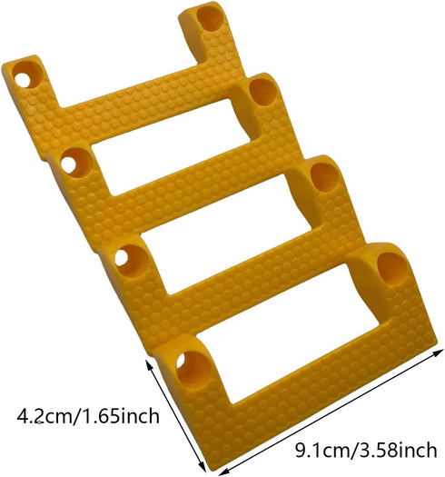 Ywmsfl Pack 4 of Versatile Tool Holders Rack Tape Measure Organizers Hanger for Power Tools on Ladder or Workbench