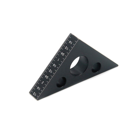 T Tulead Carpenter Square Triangle Ruler, Aluminum Alloy Woodworking Square Measurement Tool