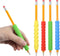 KFHENSOMR 4 Pack Sensory Pen Grips for Quiet Classroom Fidget Toys - Textured