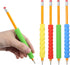 KFHENSOMR 4 Pack Sensory Pen Grips for Quiet Classroom Fidget Toys - Textured