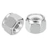 uxcell 25Pcs 5/8"-11 Nylon Insert Hex Lock Nuts, 304 Stainless Steel Self-Locking Stop Nut for Industrial Construction
