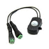 RGBZONE Mini PIR Infrared Motion Sensor Detector Switch, 5A for LED Strip Light, Female Male DC Power Connector