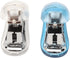 Small Handheld Stapler, Easy to Use, Practical, Durable, 2pcs for Office (White Blue)