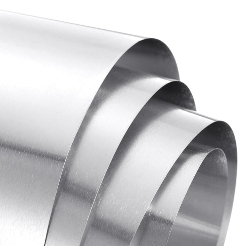 PATIKIL 3/8" x 39.4" Aluminum Flashing, 2pcs Roll for Roofing, Gutters, Door Window Repair Craft DIY