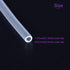 DMiotech 1/16" ID 3/32" OD Clear Silicone Tube, 3.3 Feet Industrial Tubing for Water Air Pump