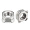 uxcell Weld Nuts,M8 Square UNC Coarse Carbon Steel Machine Screw Silver Pack of