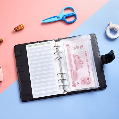 Zaagot Set 12 of Expense Tracker Budget Sheets Money Organizer for Cash Ledger Book Double-Sided Writing Use with Cash